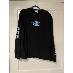 Champion Black Men's Long Sleeve